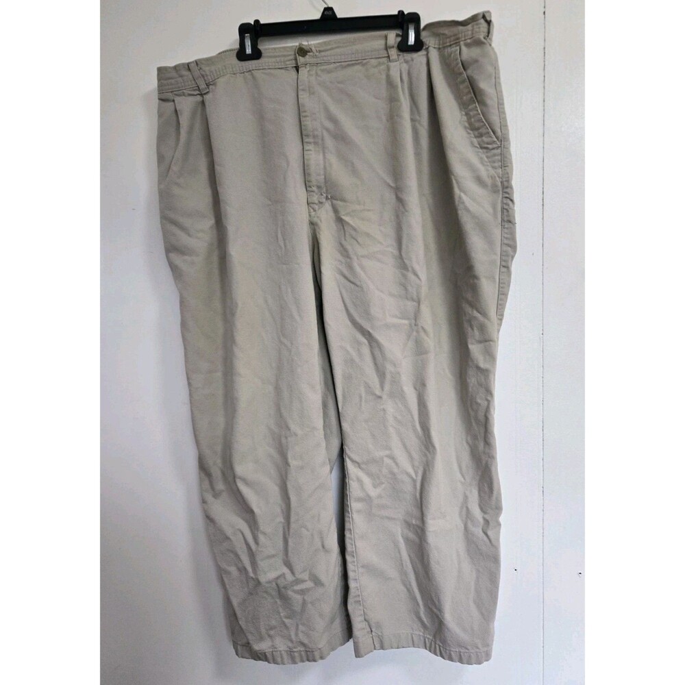 Vintage Britannia Pants Mens 50x30 Khaki USA Made 90s Retro